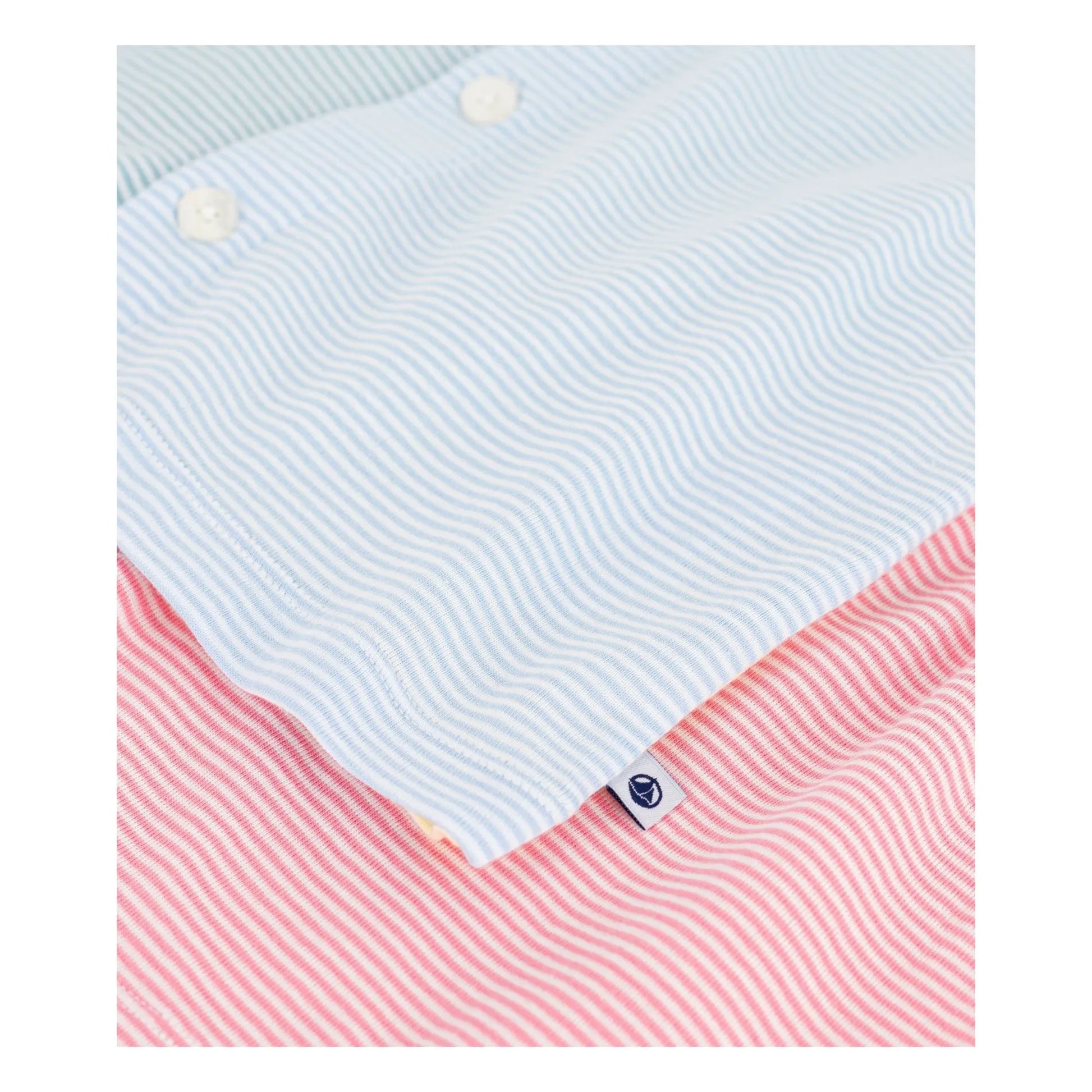 Petit Bateau - Pyjama Short Colorblock Milleraies | Blue