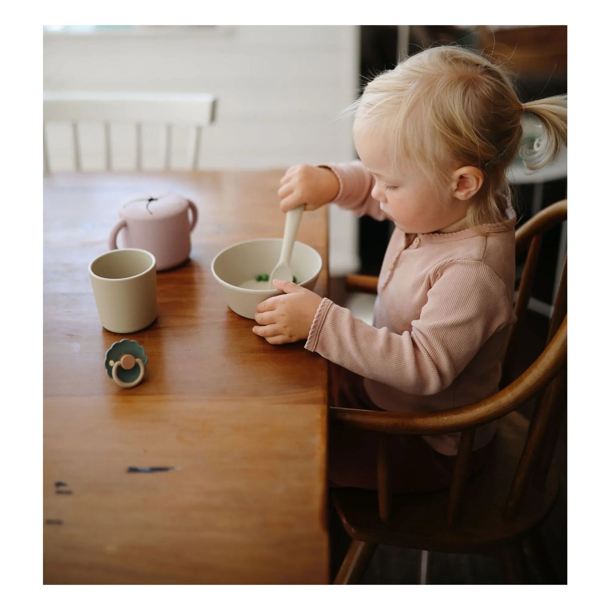 Mushie - Bowls - Set of 2 | Vanilla