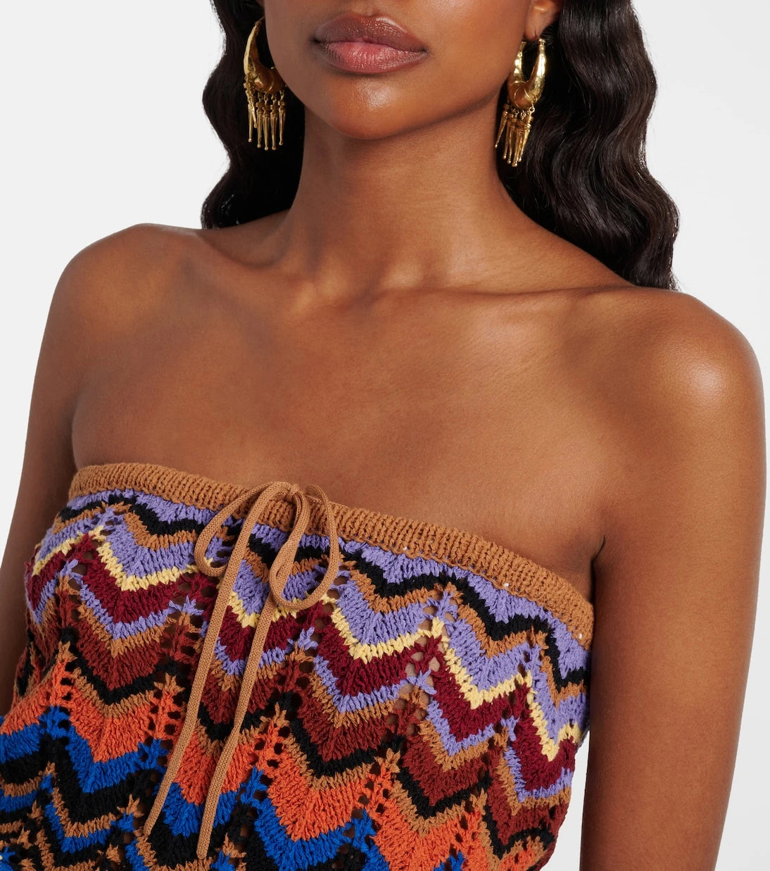 Faithfull - Azul crochet cotton-blend romper