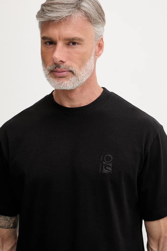 Rip Curl тениска мъжка памучна SEARCH EMBROIDERY