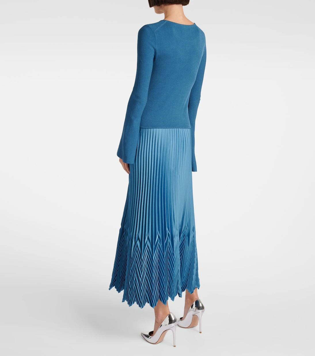 سيمخاي - فستان "داموني" متوسط الطول بكسرات