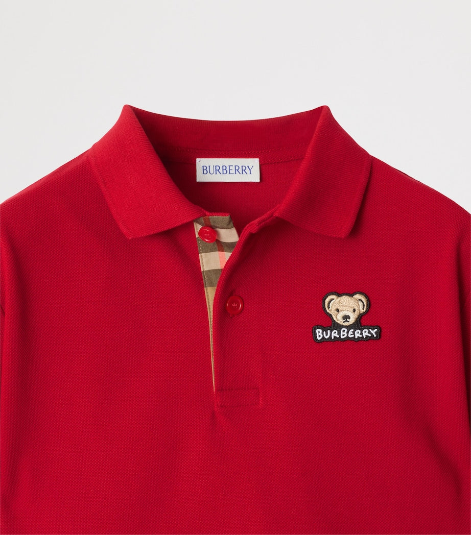Burberry Kids Cotton Polo Shirt (3-12 Years)