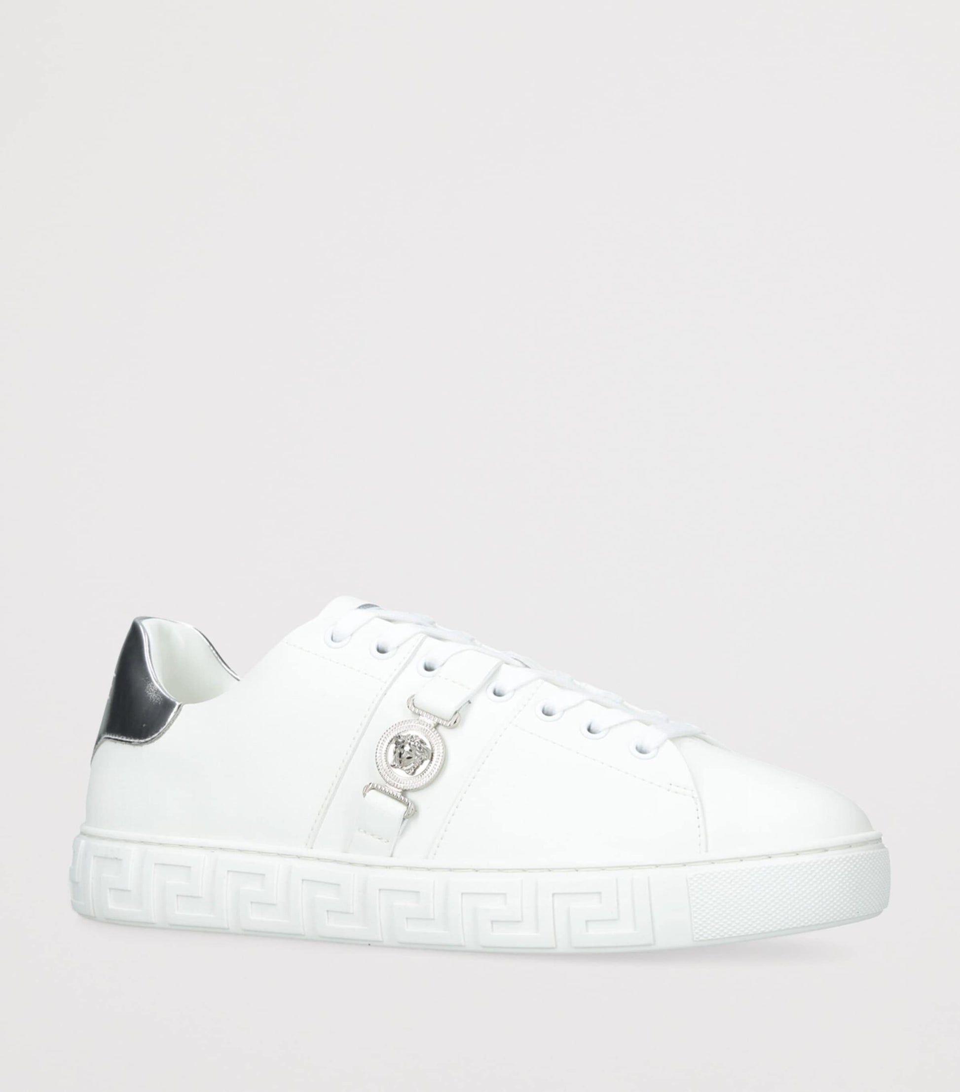 Leather Greca Medusa Sneakers