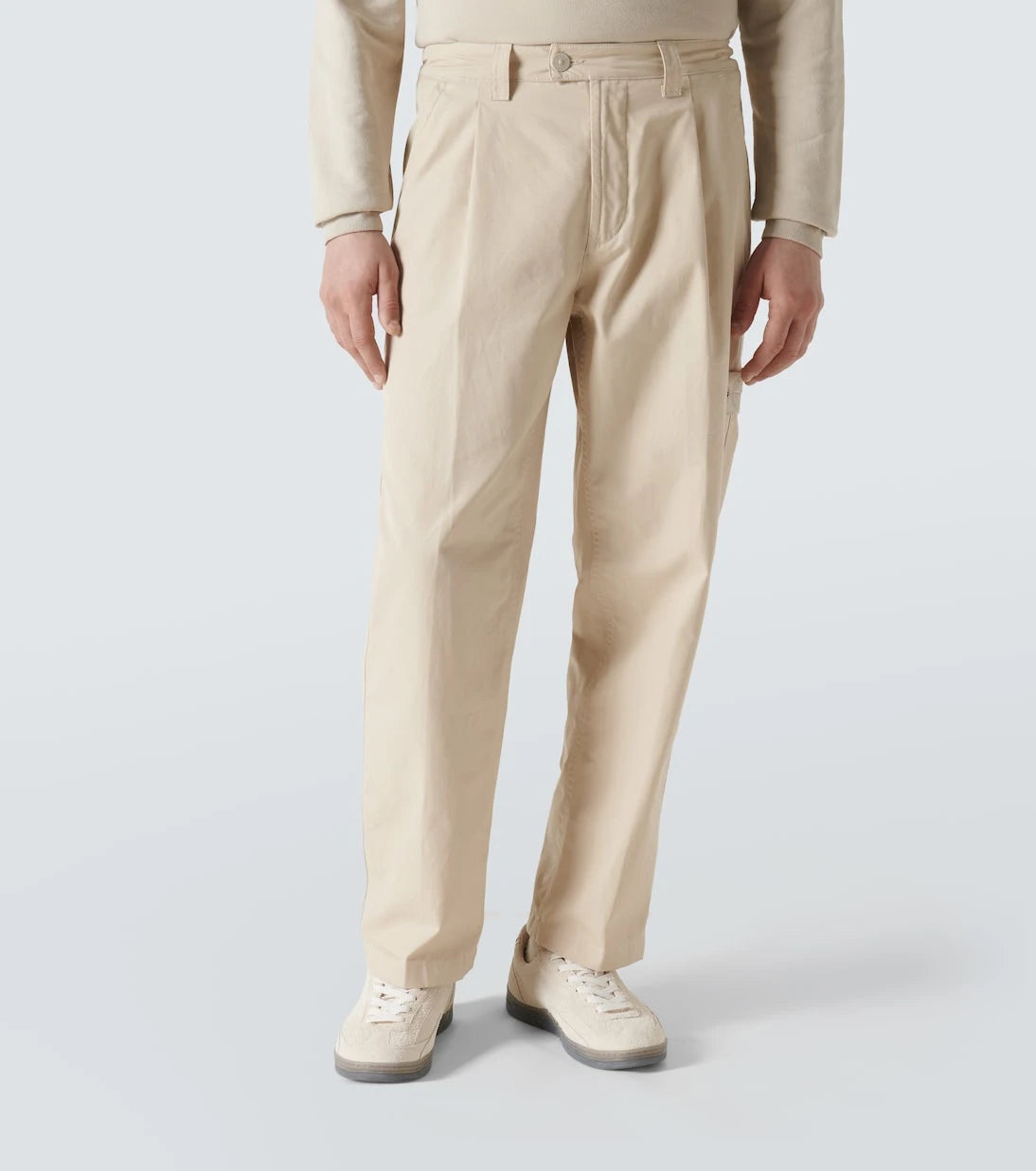 Stone Island - Ghost Compass cotton straight pants