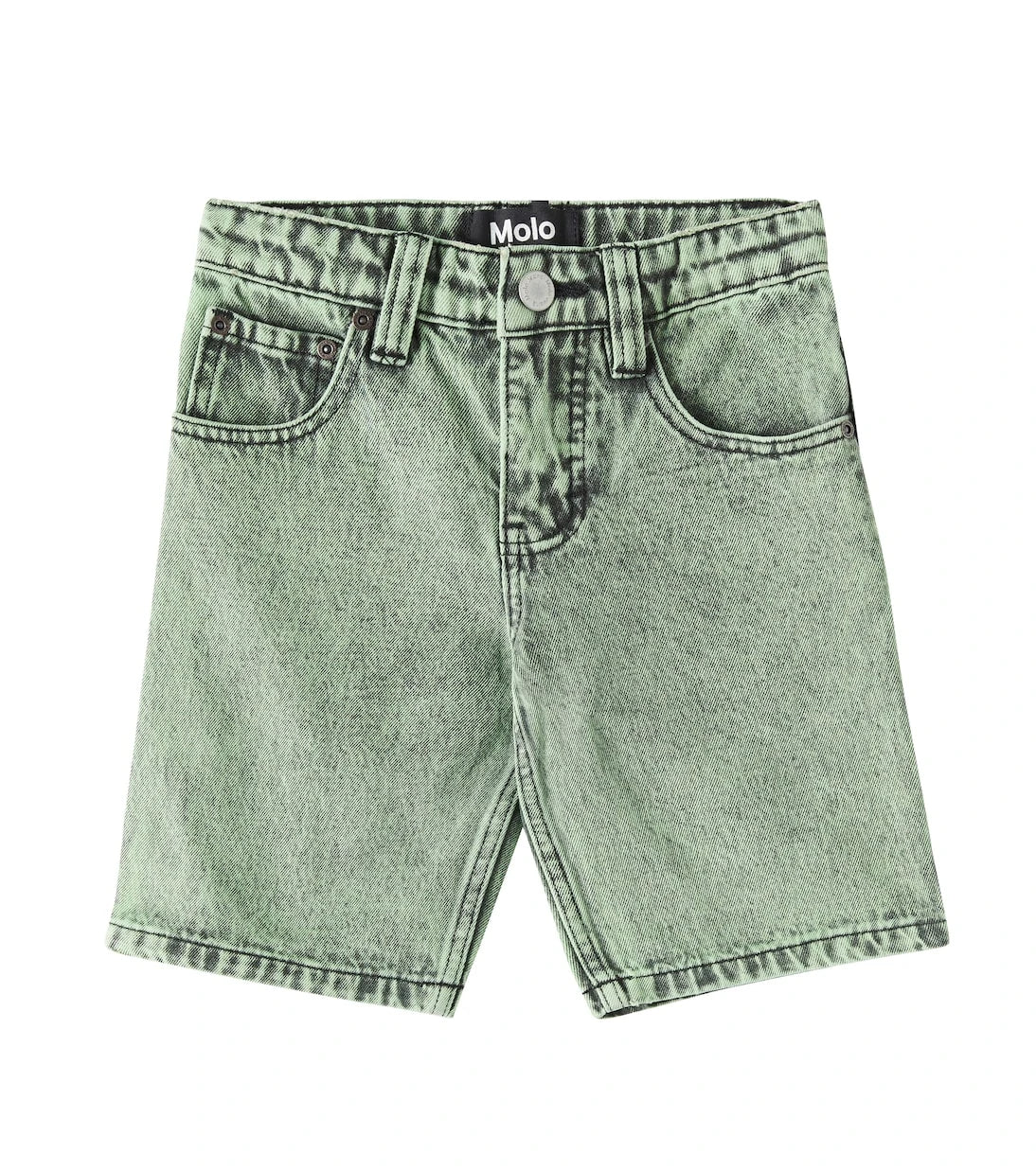 Molo - Art denim shorts
