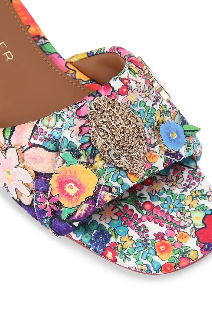 Kurt Geiger London düz tabanlı kadın Kensington Flat Sandal terlik