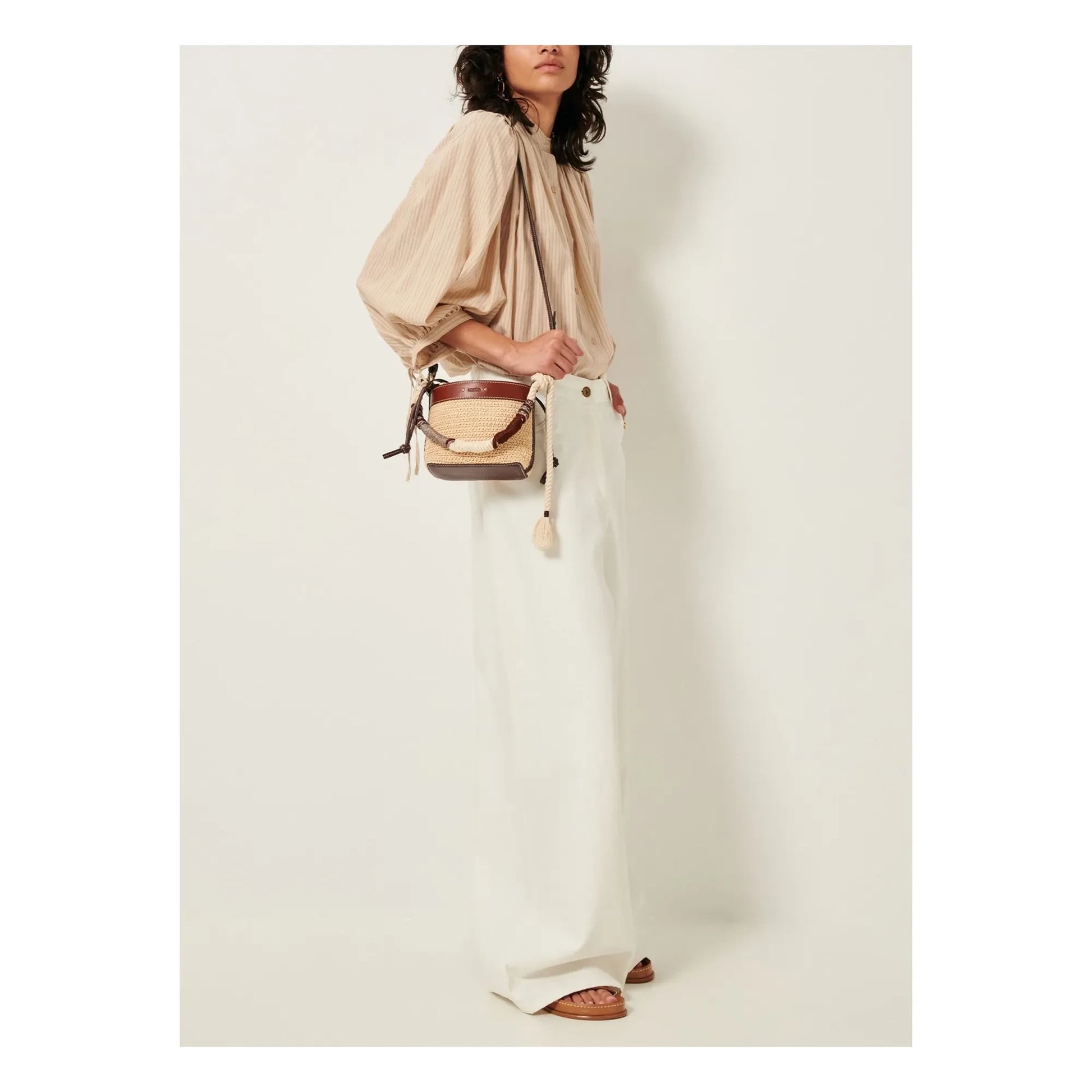 Sessùn - Dali Stripes Blouse | Sand