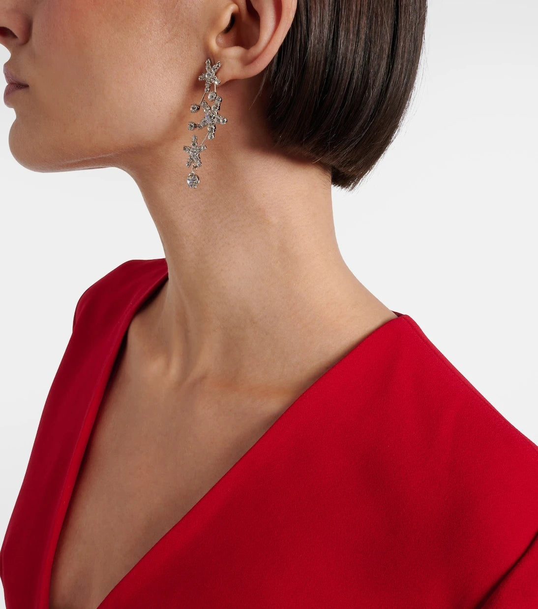 Jennifer Behr - Azar crystal-embellished drop earrings