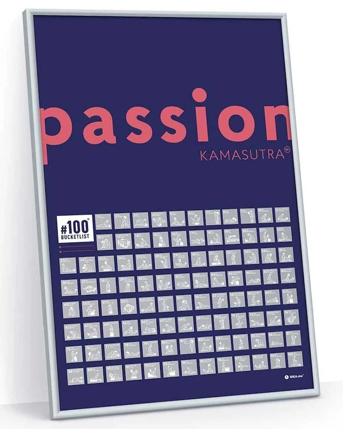Скреч плакат 1DEA.me 100 Bucketlist Kamasutra