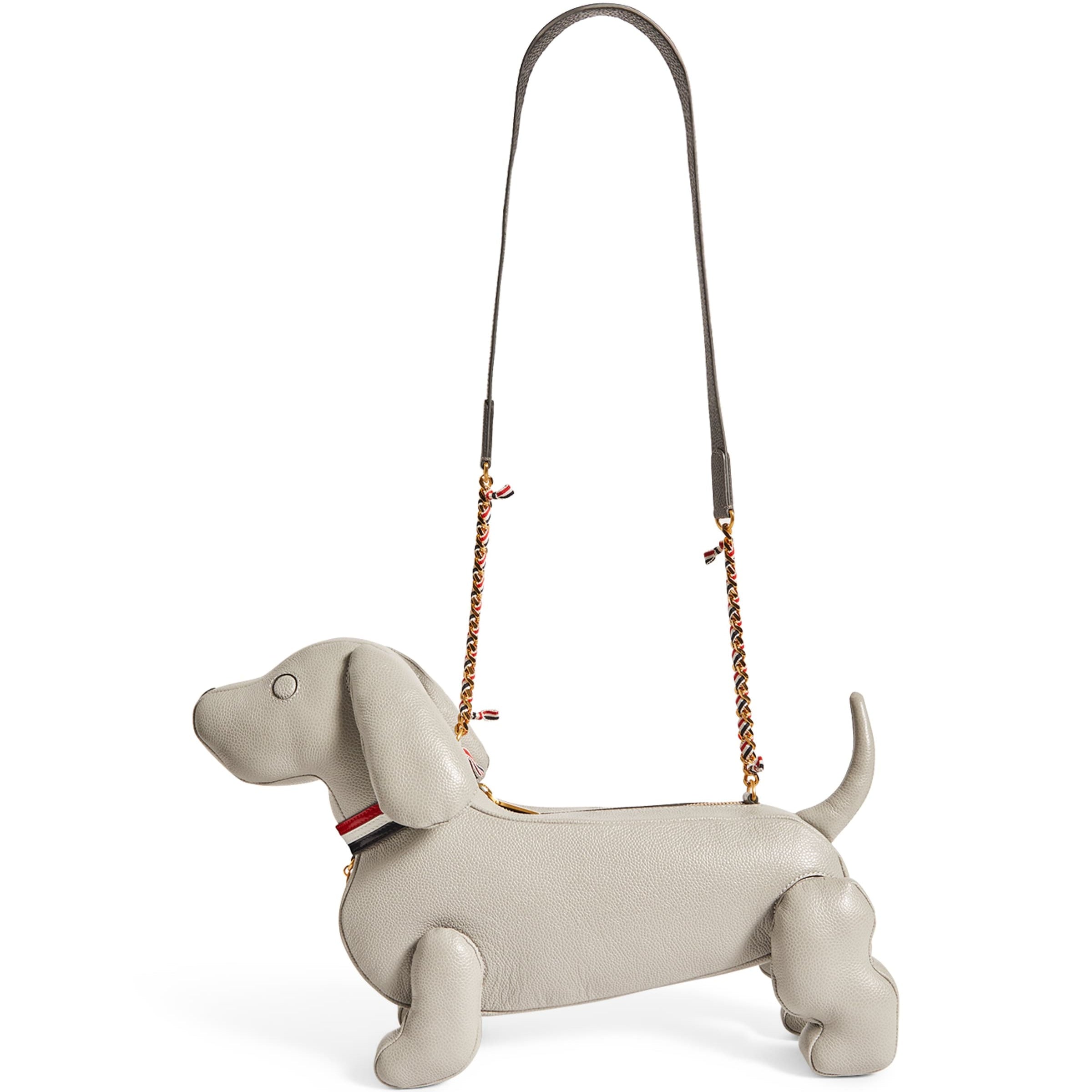 Thom Browne Grey Mini Hector Cross-Body Bag