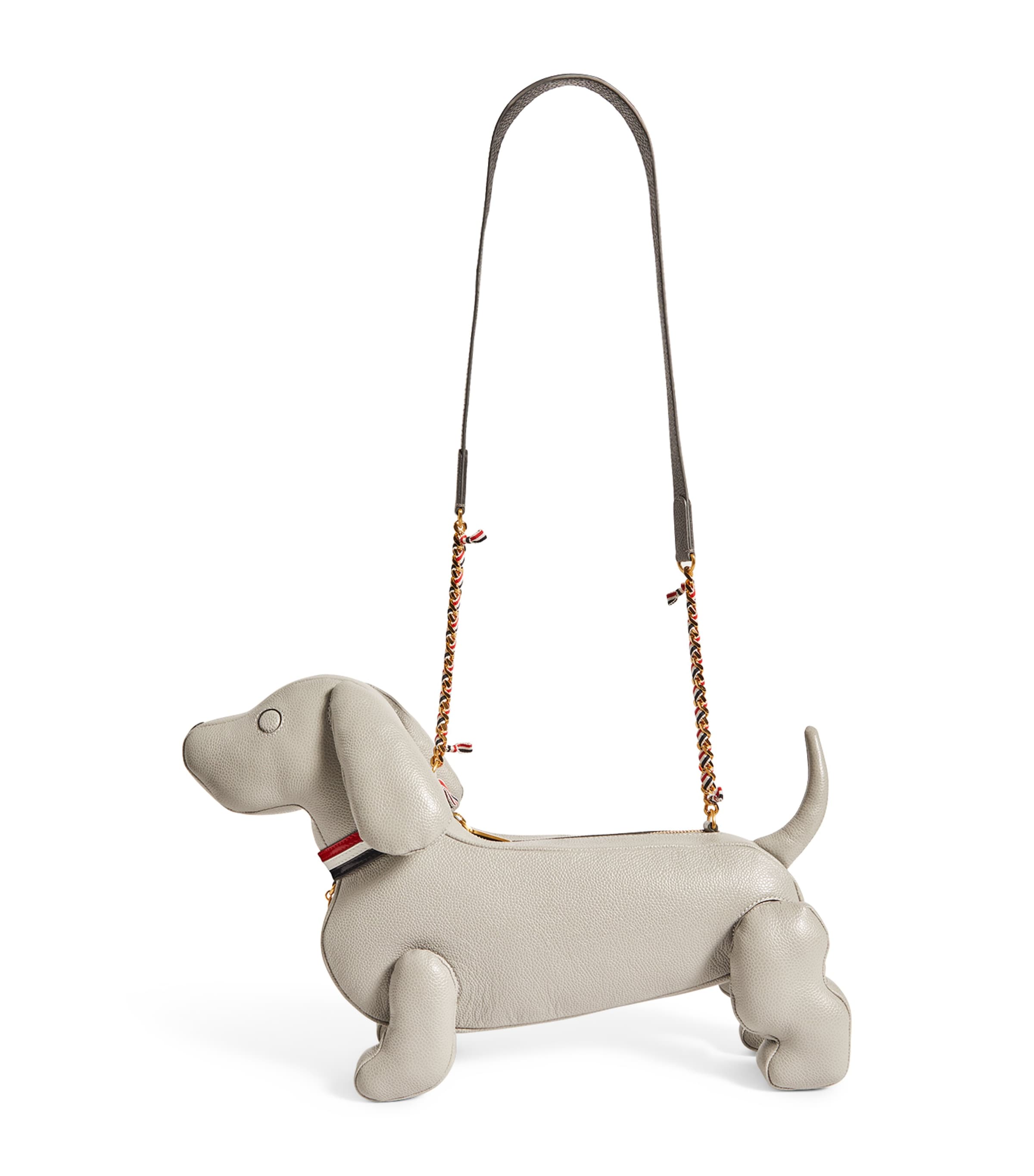 Thom Browne Grey Mini Hector Cross-Body Bag