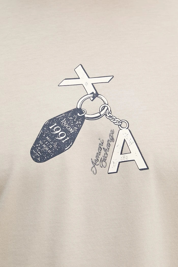 Armani Exchange тениска basic мъжка от памук
