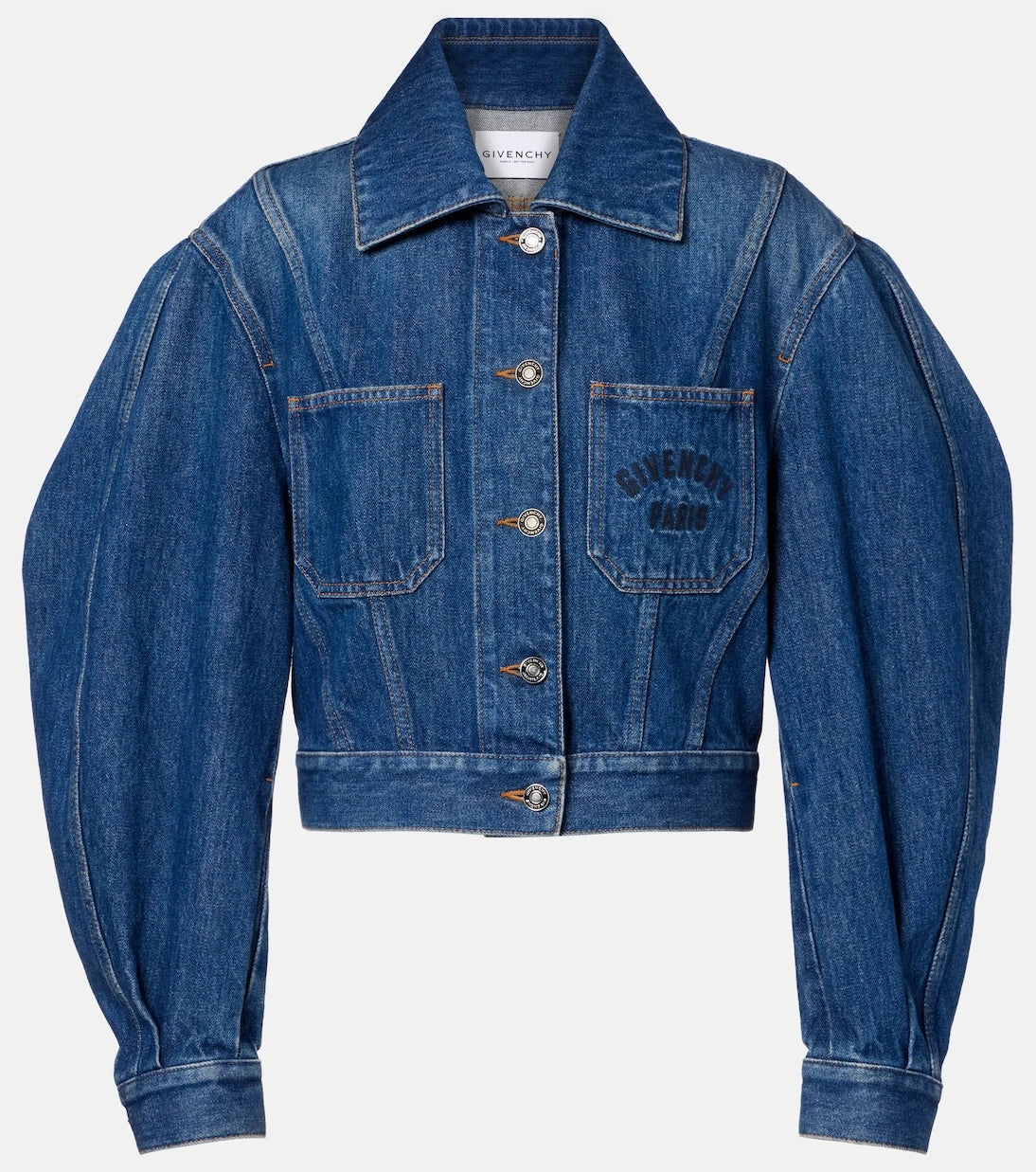 Givenchy - Cocoon cropped denim jacket