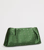 Malone Souliers Green Satin Embellished Vittoria Clutch Bag