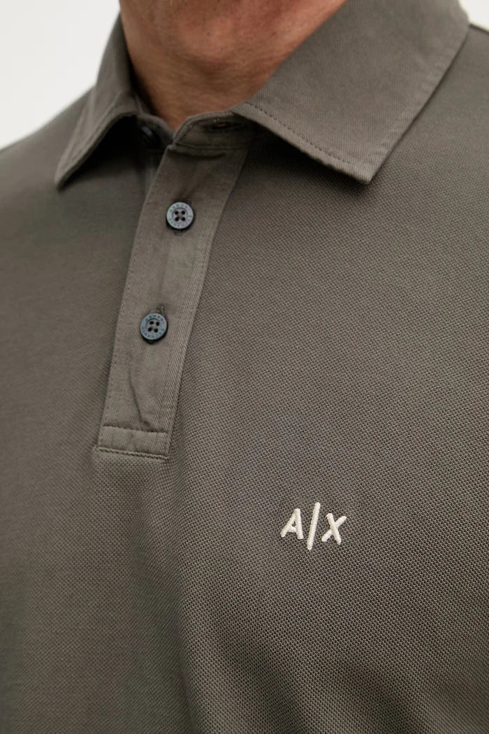 Armani Exchange тениска с яка мъжка памучна