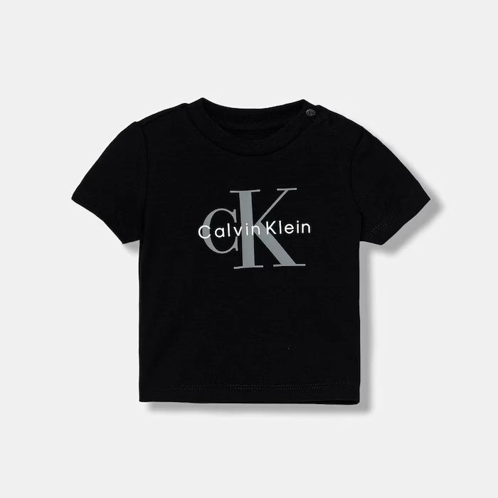 Calvin Klein Jeans çocuk pamuklu elastanlı tişört