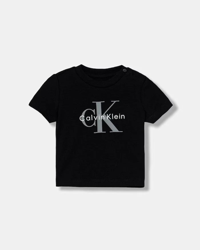Calvin Klein Jeans çocuk pamuklu elastanlı tişört