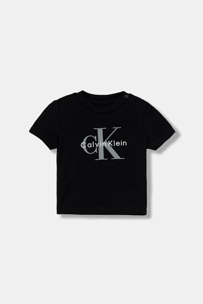 Calvin Klein Jeans çocuk pamuklu elastanlı tişört