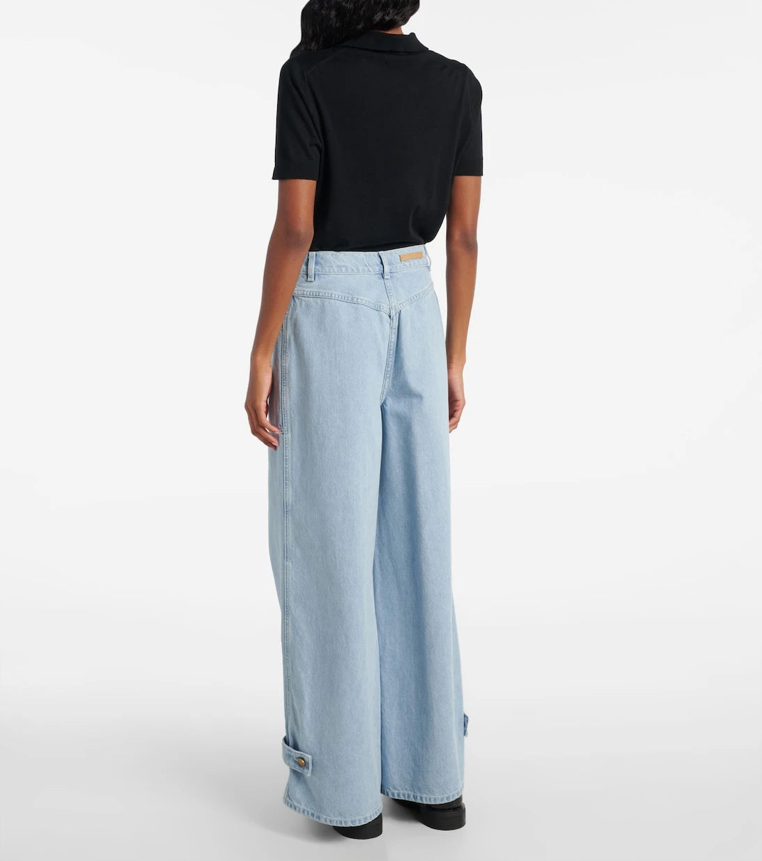 Max Mara - Pugnale high-rise wide-leg jeans