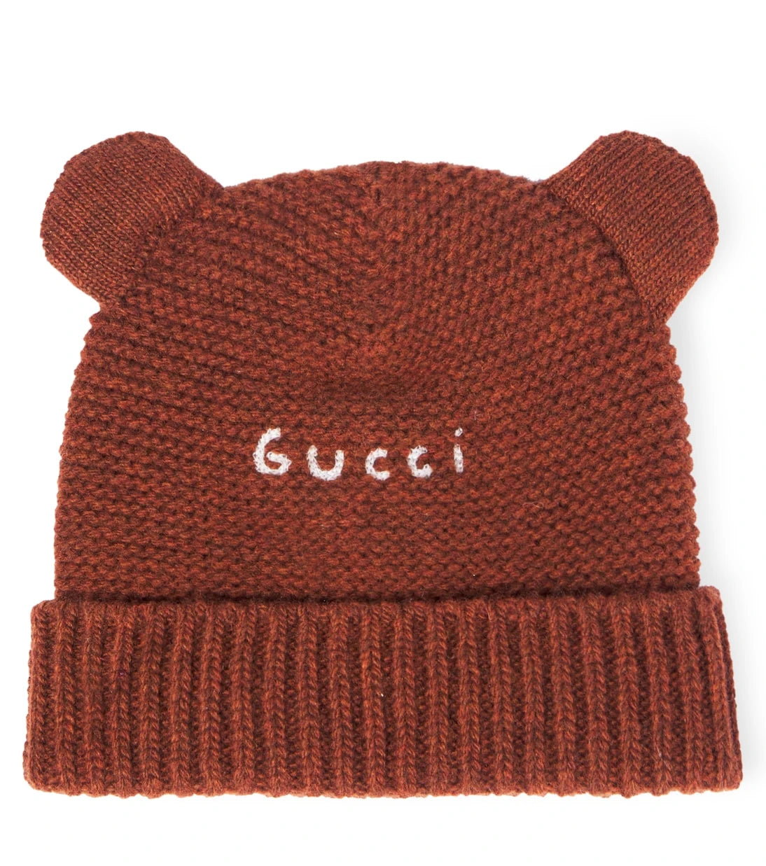 Gucci Kids - قبعة صغيرة صوفية من تصميم إيوان روبرتس للأطفال الرضع