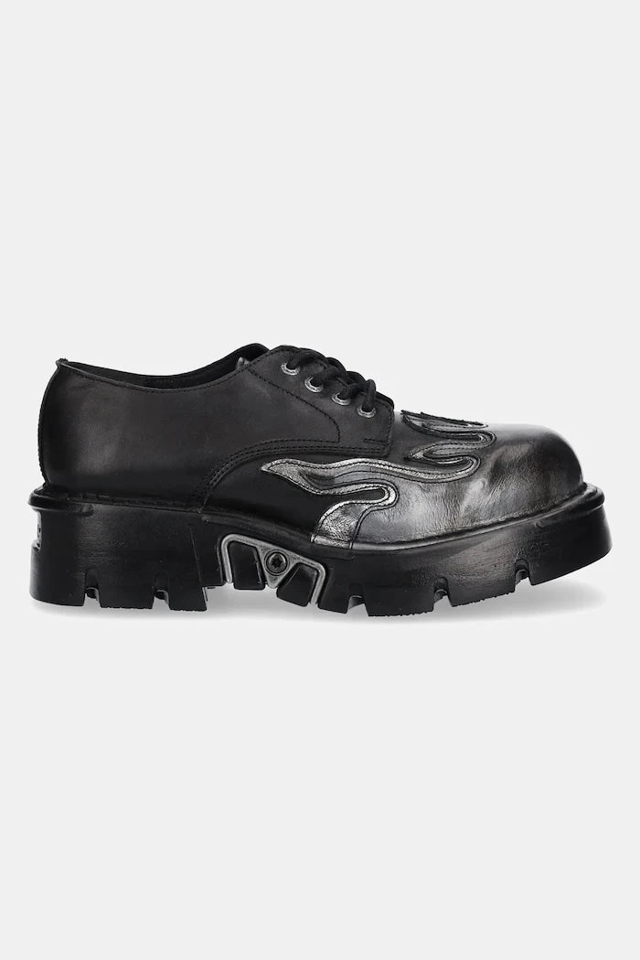 Кожени половинки обувки New Rock METALLIC