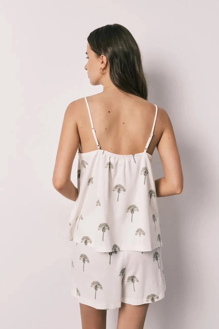 women'secret kadın pamuklu iki parçalı pijama