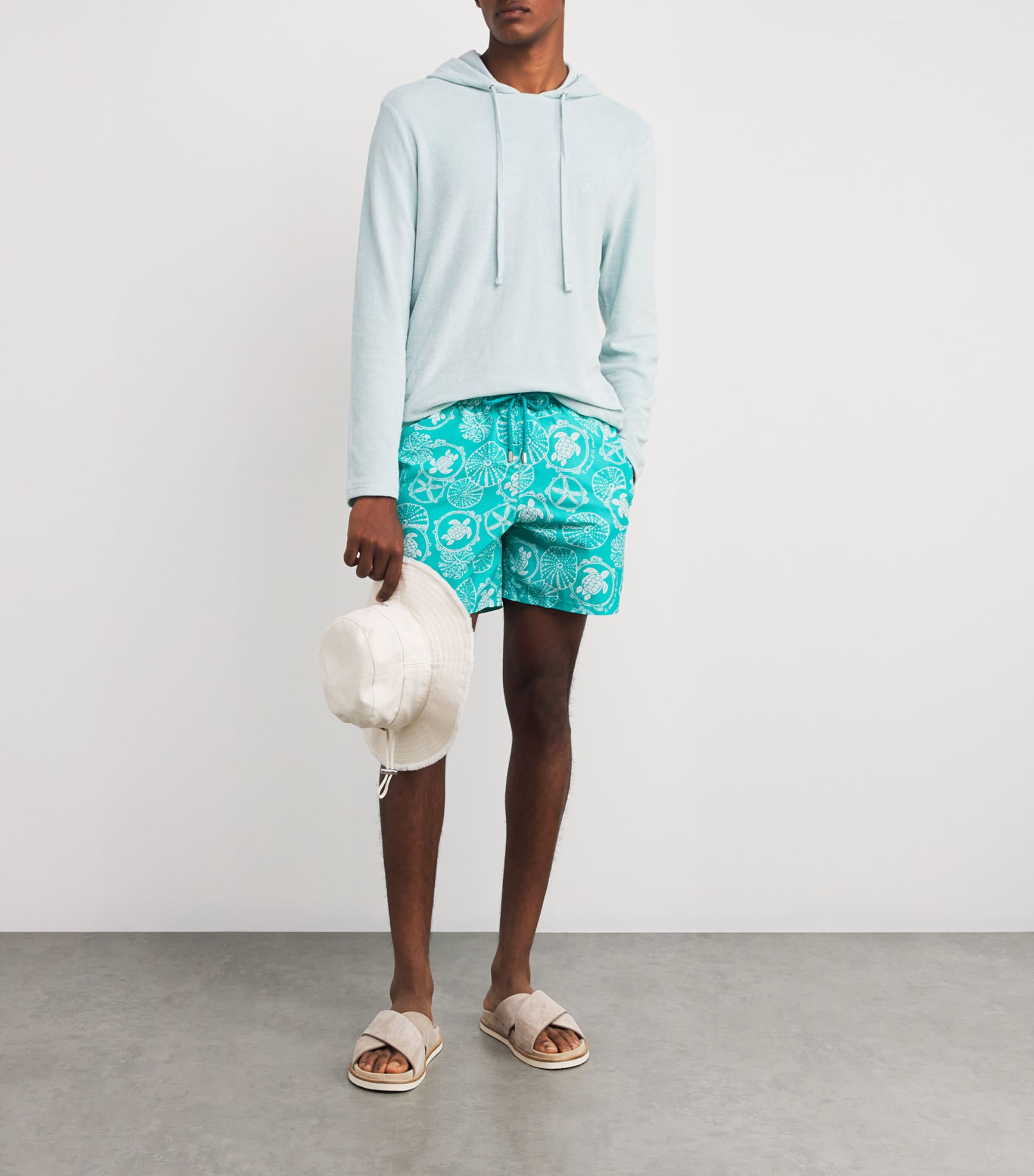 Turtle Print Moorea Swim Shorts