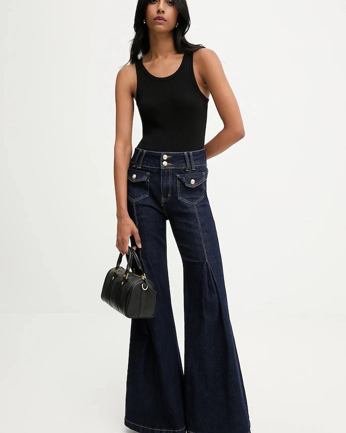Answear.LAB wide leg kadın jean