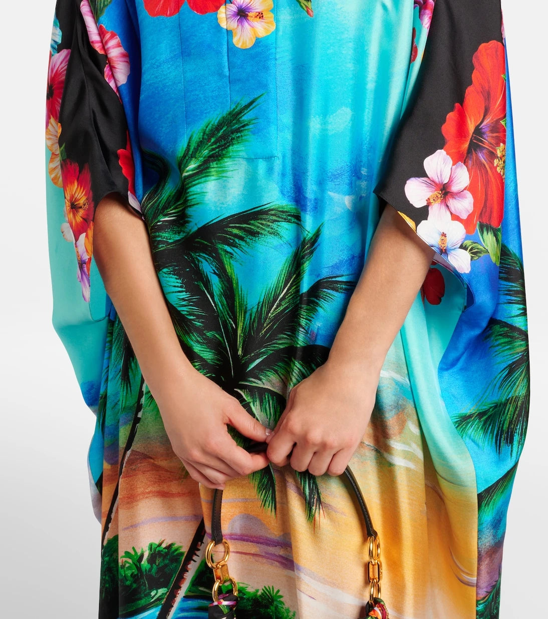 Dolce&Gabbana - Printed silk kaftan