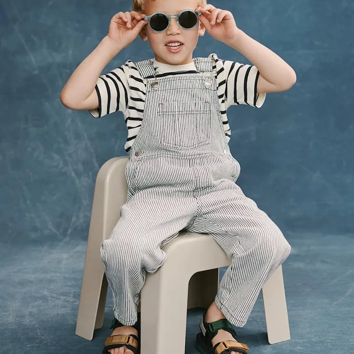 Детски дънки Liewood Delani Stripe Denim Dungarees