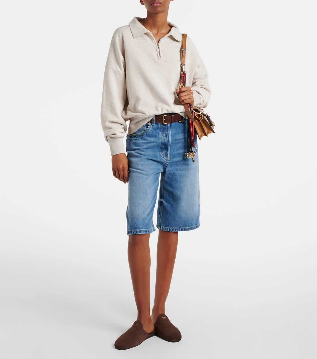 Prada - Suede mules