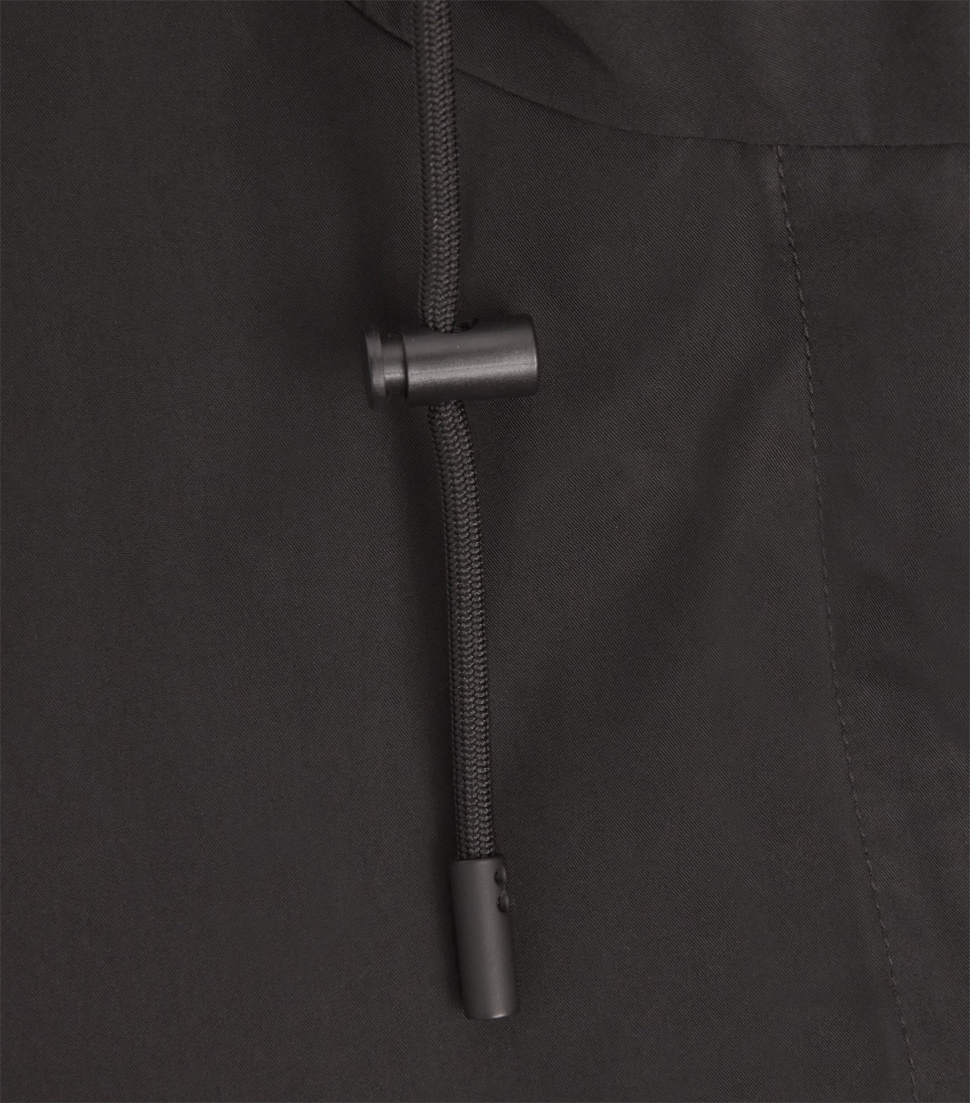 Yves Salomon Black Down-Coyote-Rabbit Parka Jacket (72cm)