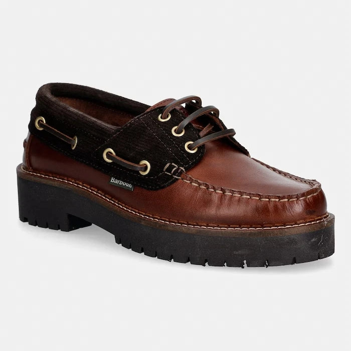 Barbour мокасини дамски от кожа Darras