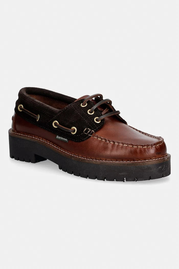 Barbour мокасини дамски от кожа Darras