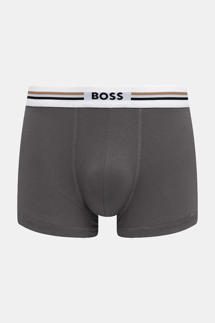 BOSS viskozlu erkek slip boxer Trunk 3P Revive 3'lü