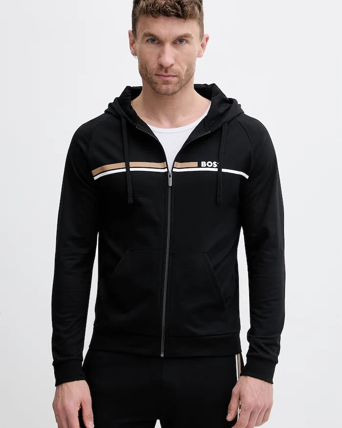 BOSS erkek pamuklu ev içi sweatshirt Authentic Jacket H