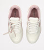 Off-White Pink Leather Out of Office Sneakers