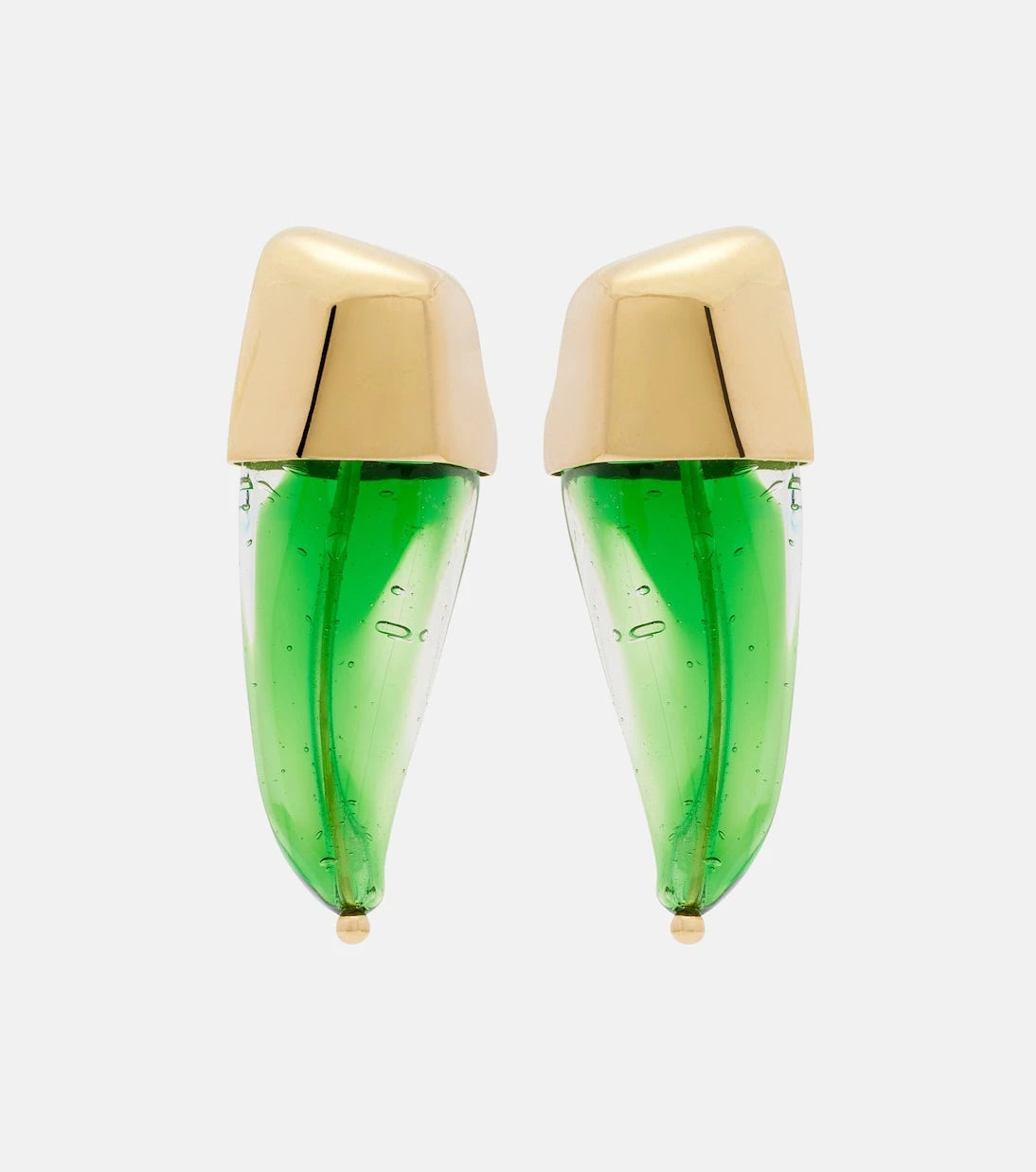 Bottega Veneta - Prisma glass earrings