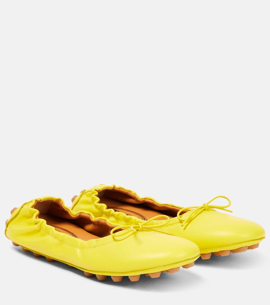 Tod's - Bubble Ballerinas leather ballet flats