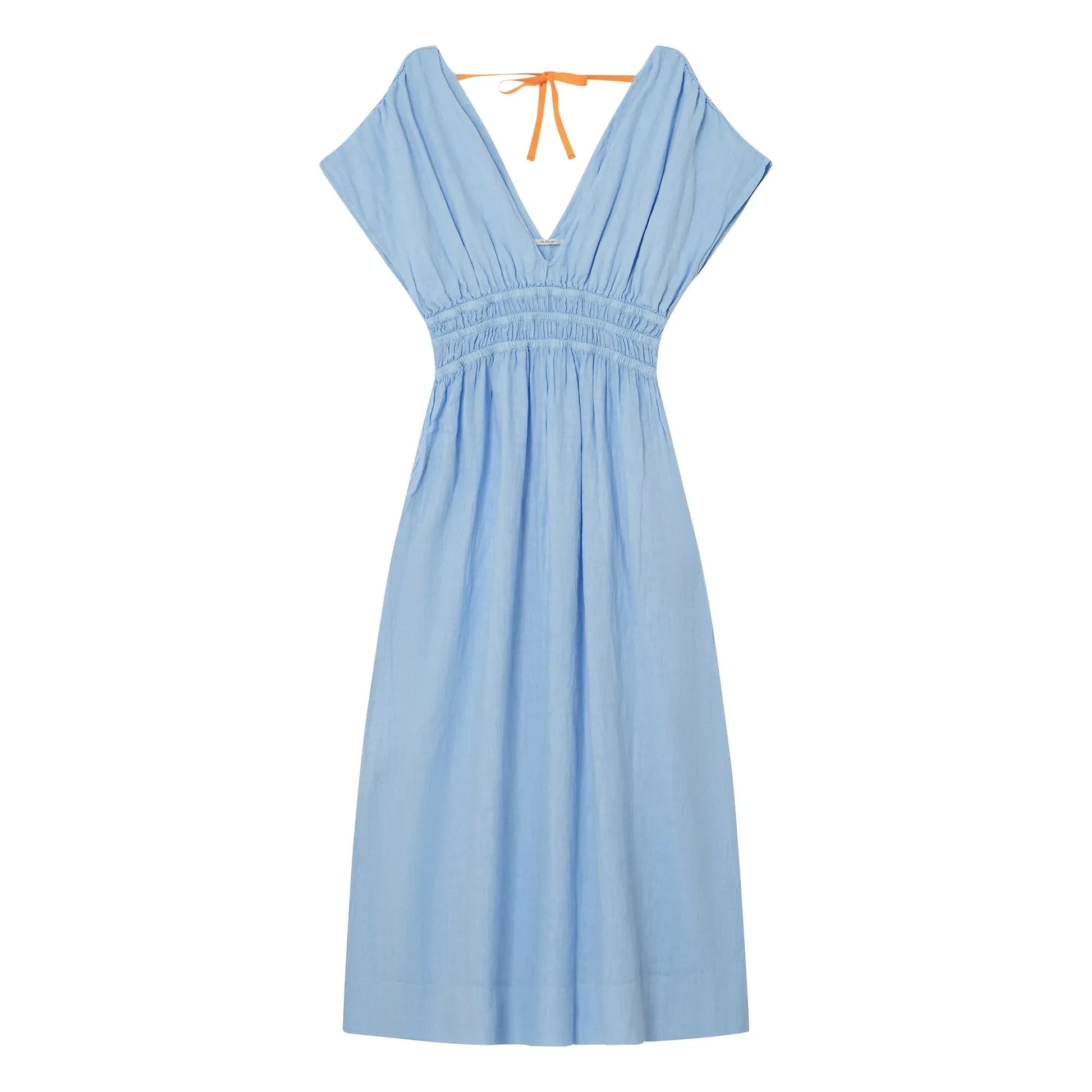 Dr Bloom - Caricia Linen Dress | Light blue