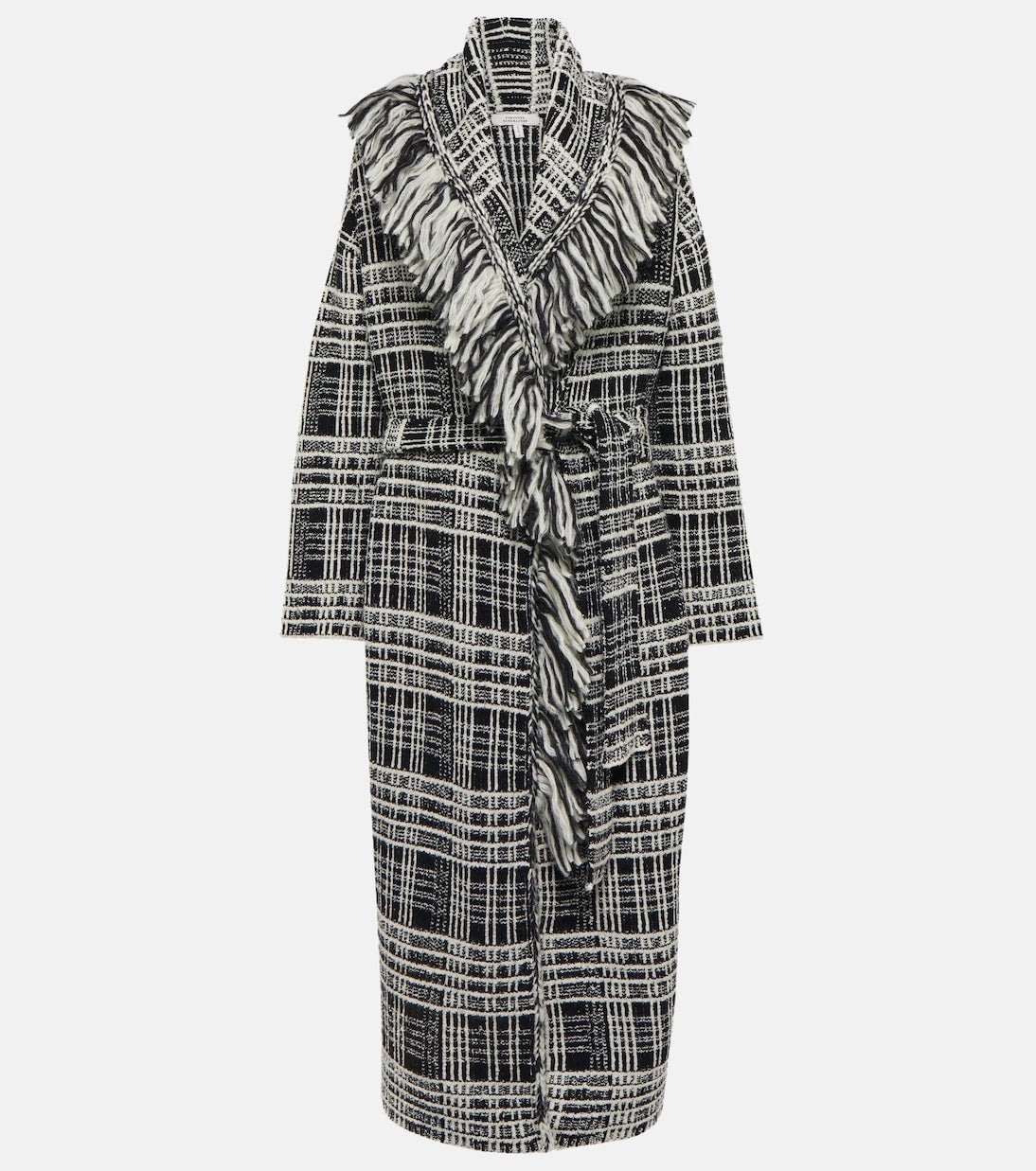 Dorothee Schumacher - Checked Comfort wool-blend cardigan