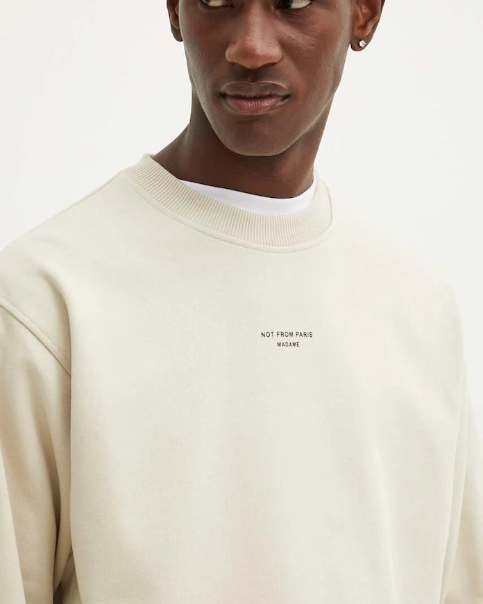 Pamuklu sweatshirt Drôle de Monsieur