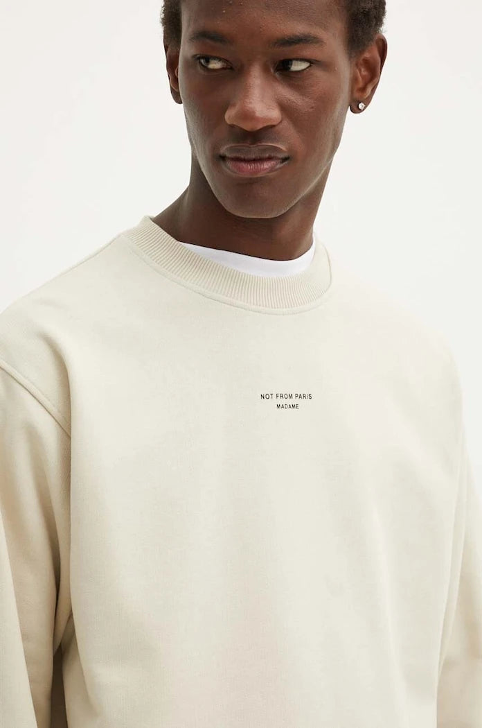 Pamuklu sweatshirt Drôle de Monsieur