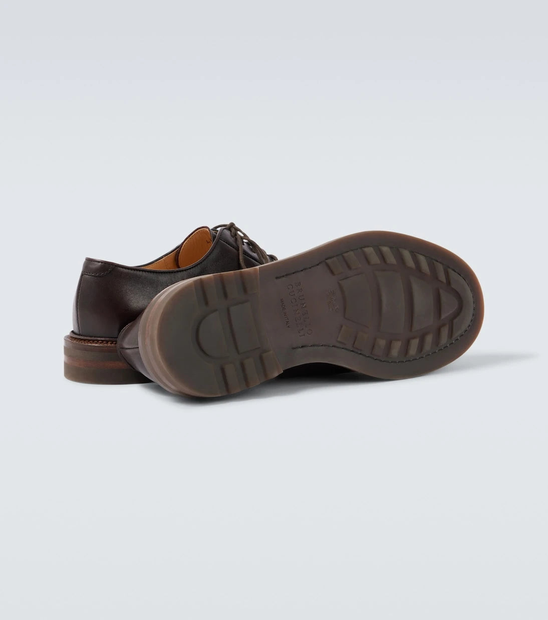 Brunello Cucinelli - Leather Derby shoes