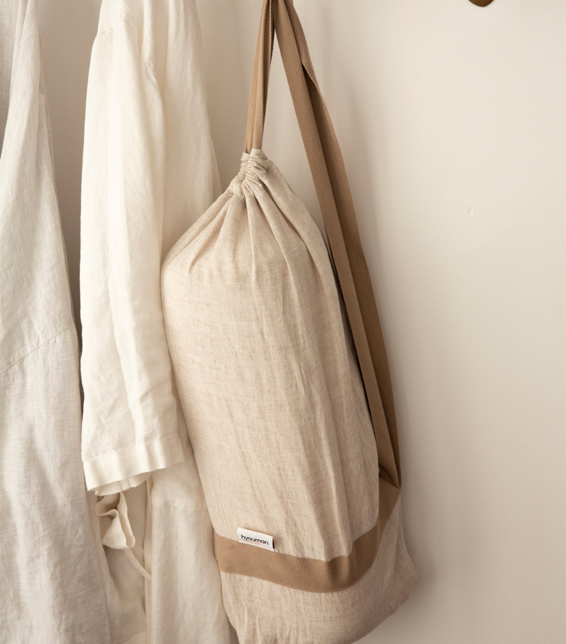 Knee Pillow with Linen Pillowcase (64cm x 21cm)