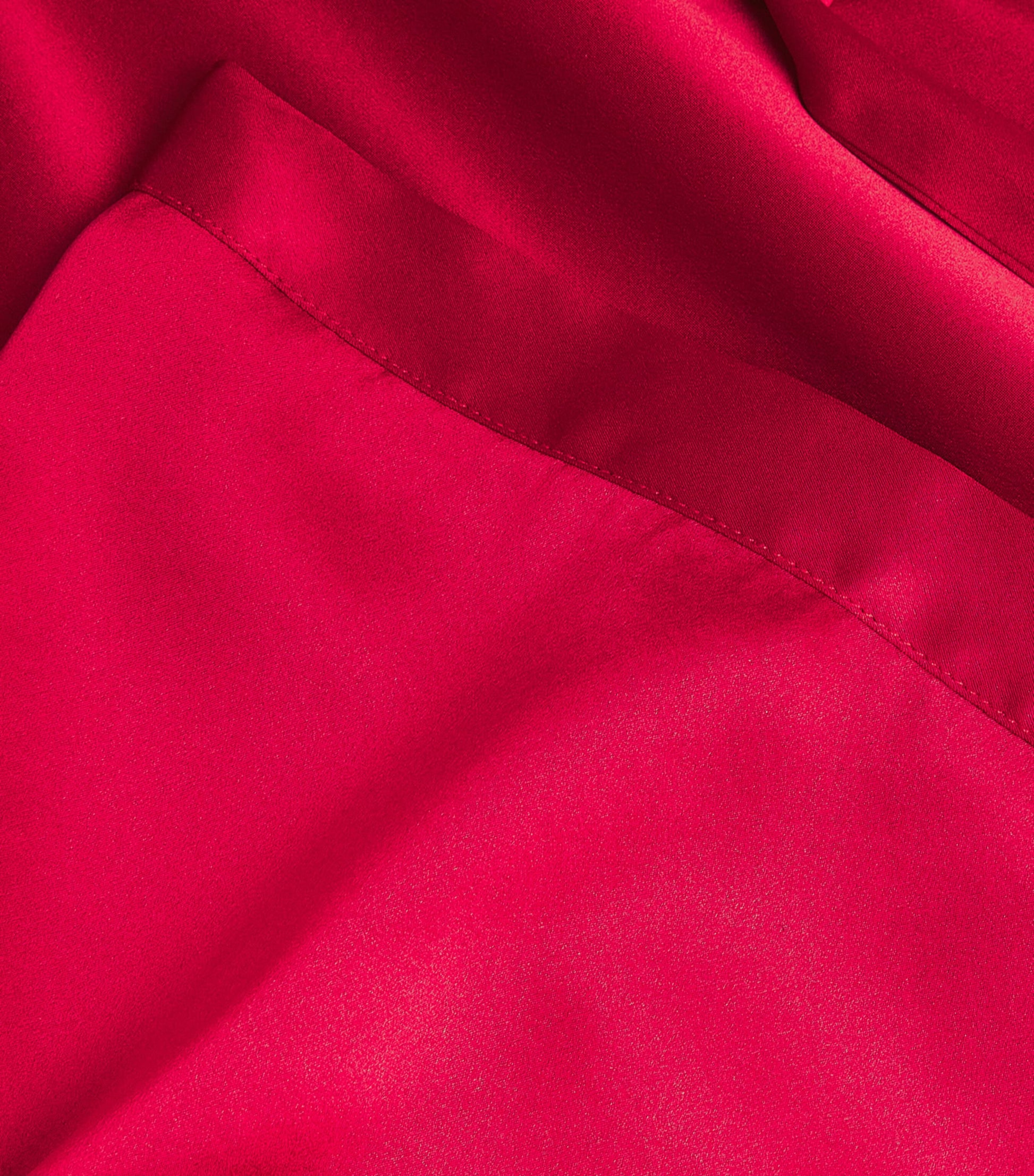 Marjolaine Red Silk Longline Tracy Robe