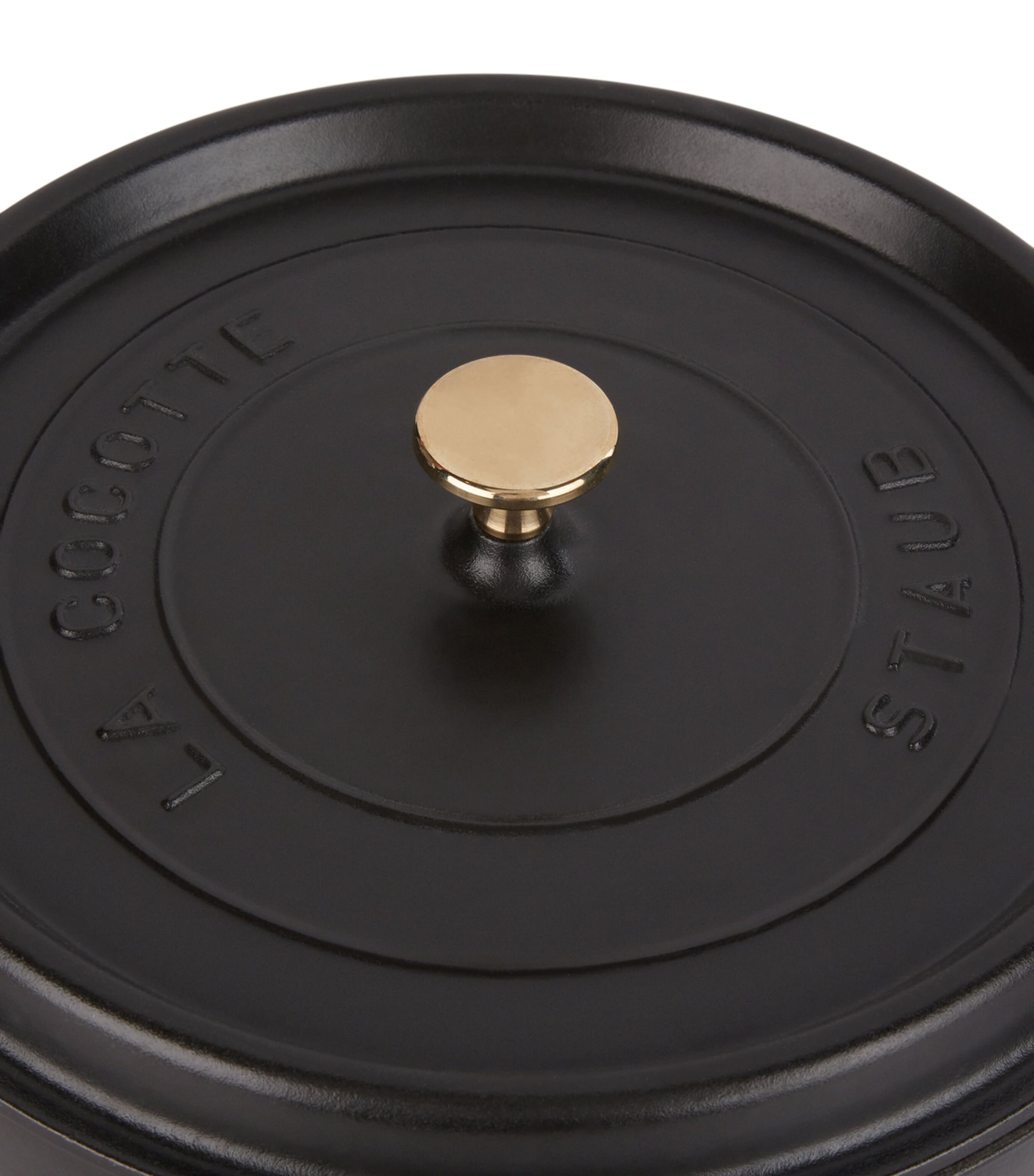 Staub Black Round Cocotte (28cm)