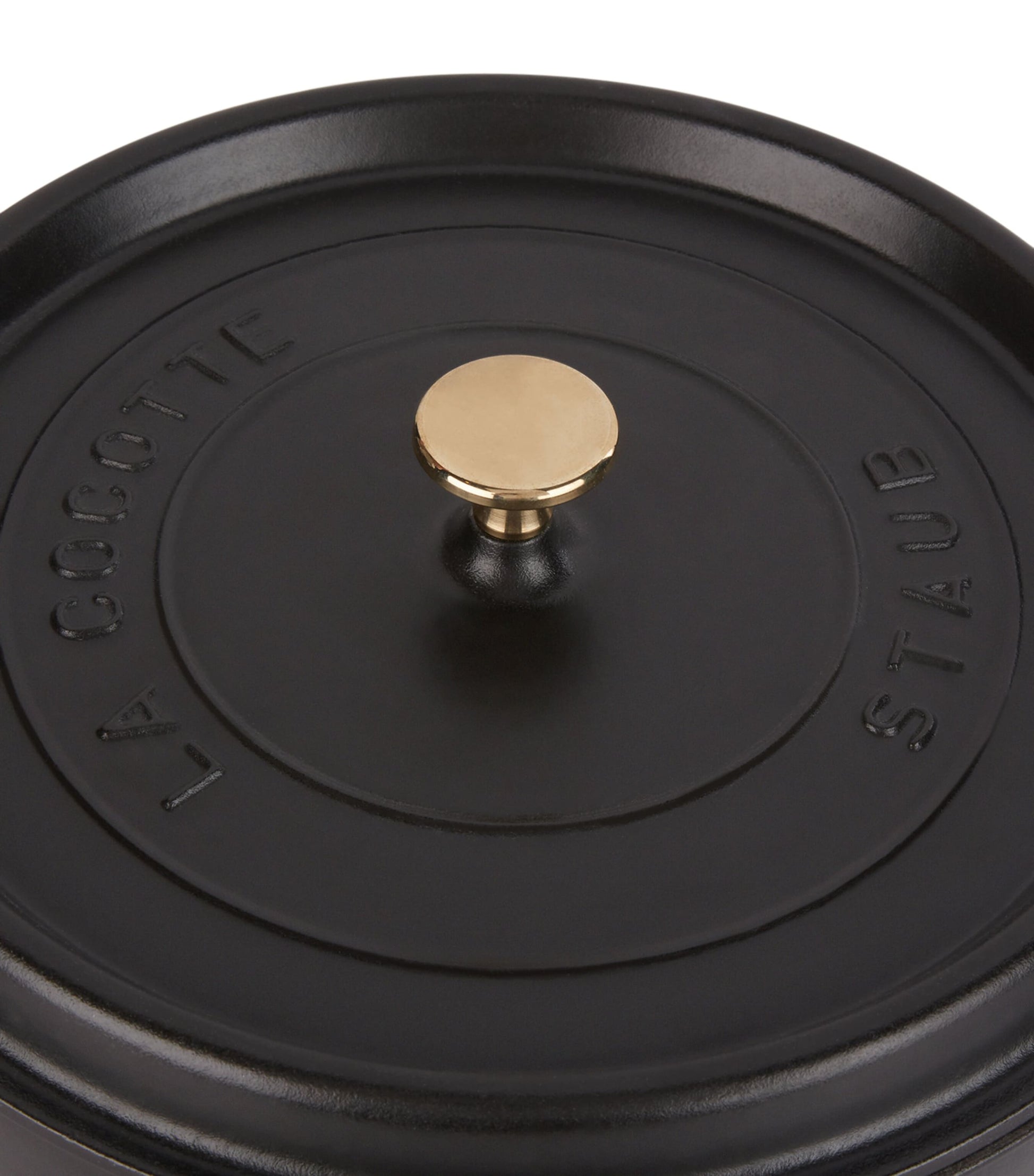 Staub Black Round Cocotte (28cm)