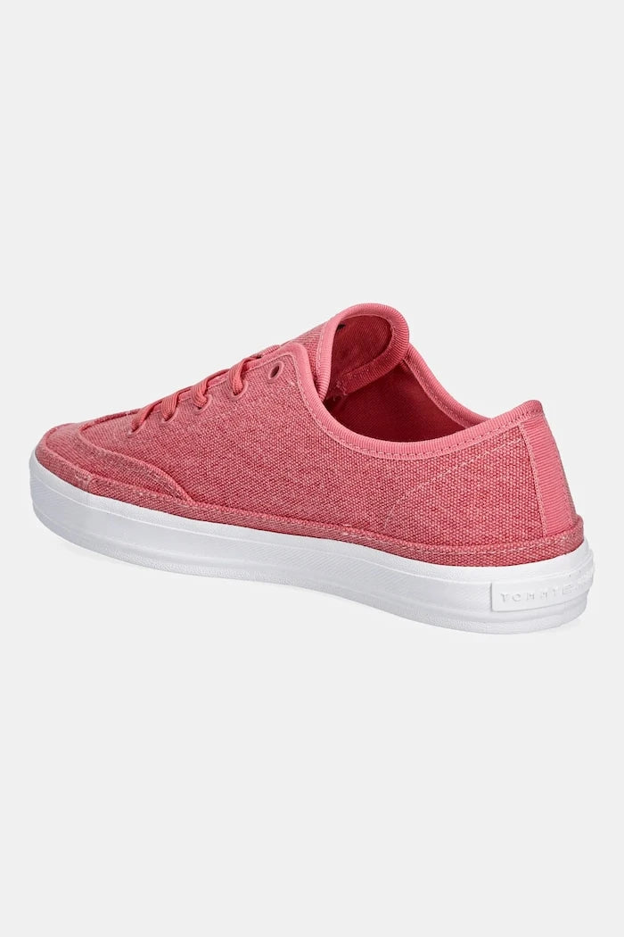 Ниски кецове Tommy Hilfiger WASHED CANVAS VULC SNEAKER