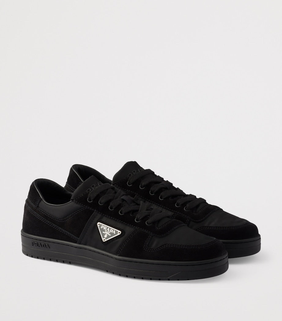 Prada Suede and Re-Nylon Downtown Sneakers